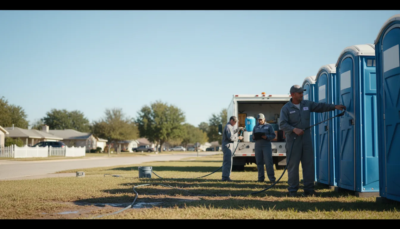 Long-Term Portable Toilet Rental in Cerrillos, NM near me